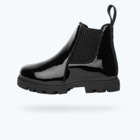 Native  Toddler & Big Kid Kensington Gloss Boots black - Picture 6 of 11